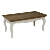INTERIOR'S - Table basse rectangulaire bois blanc - manoir interior's