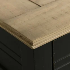 INTERIOR'S - Table basse rectangulaire bois noir - magellan interior's