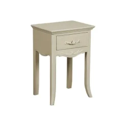 INTERIOR'S - Table de chevet 1 tiroir mdf beige - lubéron interior's