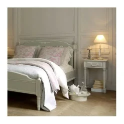 INTERIOR'S - Table de chevet 1 tiroir mdf gris - gustavien interior's