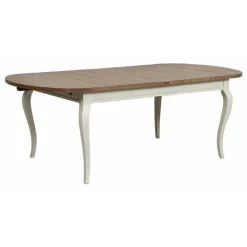 INTERIOR'S - Table ovale extensible bois blanc - provence interior's