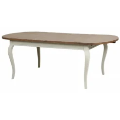 INTERIOR'S - Table ovale extensible bois blanc - provence interior's