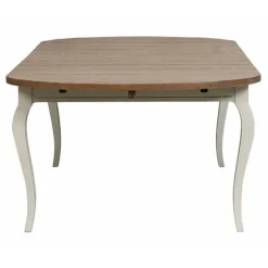 INTERIOR'S - Table ovale extensible bois blanc - provence interior's