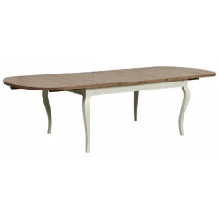 INTERIOR'S - Table ovale extensible bois blanc - provence interior's