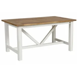 INTERIOR'S - Table rectangulaire bois blanc - rivages interior's
