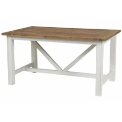 INTERIOR'S - Table rectangulaire bois blanc - rivages interior's