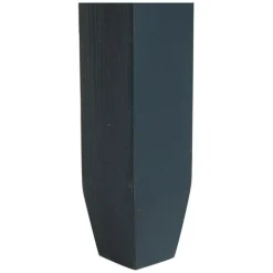 INTERIOR'S - Table repas haute carrée bois bleu - brocante interior's