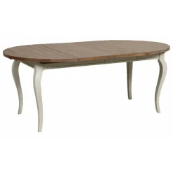 INTERIOR'S - Table ronde extensible bois blanc - provence interior's