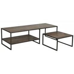 INTERIOR'S - Tables basses gigognes bois marron - manufacture interior's