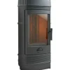 INVICTA - Poele a bois invicta gomont - puissance optimale: 12 kw - max: 18 kw - bûches 45 cm max - fonte - fabriqué en france - ecodesi