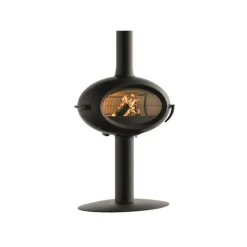 INVICTA - Poêle à bois fonte brio sur pied raccordable invicta - p648114