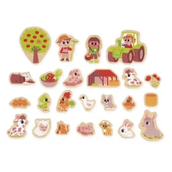 JANOD - Magnets ferme 24 pièces