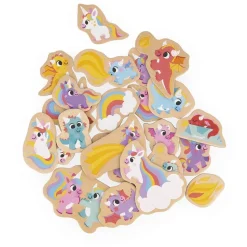 JANOD - Magnets licornes et dragons 24 pièces
