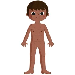 JANOD - Puzzle éducatif le corps humain