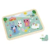 JANOD - Puzzle en bois a la ferme 24 pièces