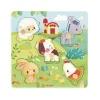 JANOD - Puzzle tactile ferme 5 pcs