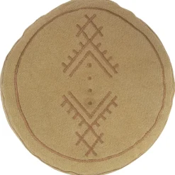 JLINE - Jline - pouf cylindre motifs ethniques en coton