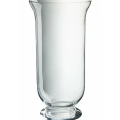 J-LINE - Photophore en verre transparent 25x25x50 cm