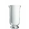 J-LINE - Photophore en verre transparent 22x22x40 cm