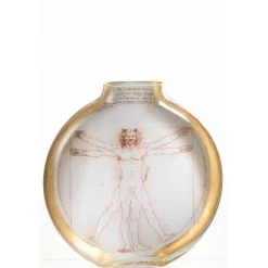 J-LINE - Vase en céramique multicolore 24.5x5x25 cm