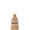 J-LINE - Vase en céramique multicouleur 12.5x12.5x23 cm