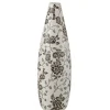 J-LINE - Vase en porcelaine multicouleur 16.5x16.5x53 cm