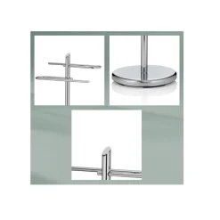 Kela line porte-serviettes en métal chromé - 20539