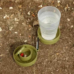 KIKKERLAND - Gobelet pliable avec compartiment pour comprimés