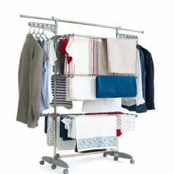 KITCHEN MOVE - Etendoir à linge extra gris acier 25m