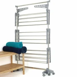 KITCHEN MOVE - Etendoir à linge extra gris acier 25m