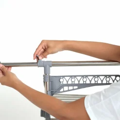 KITCHEN MOVE - Etendoir à linge extra gris acier 25m