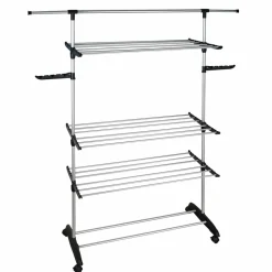 KITCHEN MOVE - Etendoir à linge ultima noir acier 25m