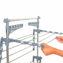 KITCHEN MOVE - Etendoir à linge extra gris acier 30m