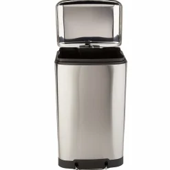 KITCHEN MOVE - Poubelle de cuisine à pédale greenwich argent acier inoxydable 40 l