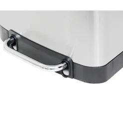 KITCHEN MOVE - Poubelle de cuisine à pédale greenwich argent acier inoxydable 40 l
