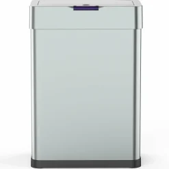 KITCHEN MOVE - Poubelle de cuisine automatique daytona argent acier inoxydable 60l