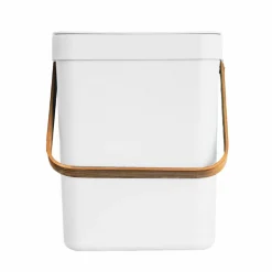 KITCHEN MOVE - Poubelle de table boden blanc plastique recyclé 24.5cm