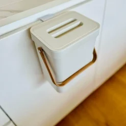 KITCHEN MOVE - Poubelle de table boden blanc plastique recyclé 24.5cm