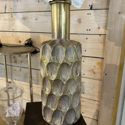 LA GRANDE PRAIRIE - Vase bouteille souffle floral 42x42x58cm