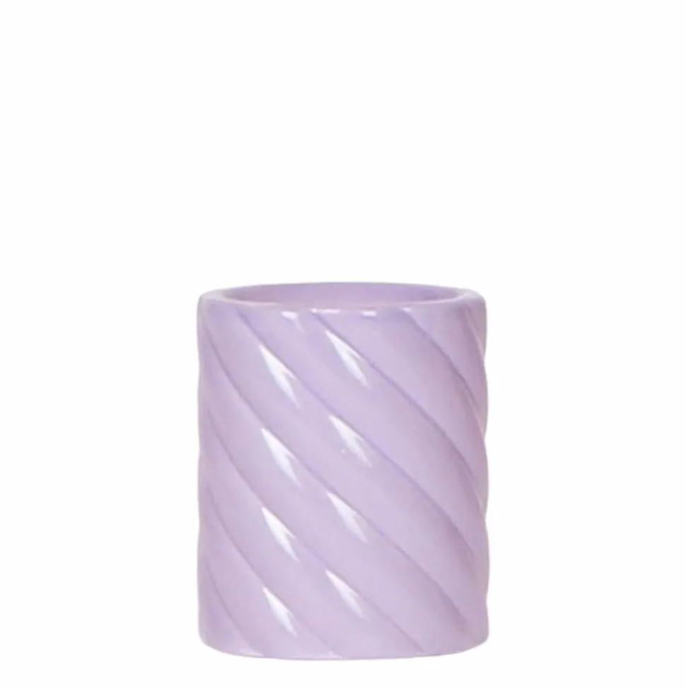 LA GREEN TOUCH - Pot décoratif candy lilas haut
