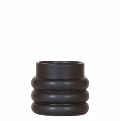 LA GREEN TOUCH - Pot décoratif bubble noir