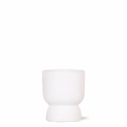 LA GREEN TOUCH - Pot décoratif diabolo blanc