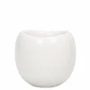 LA GREEN TOUCH - Pot décoratif en céramique blanche
