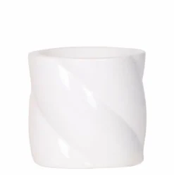 LA GREEN TOUCH - Pot décoratif candy blanc