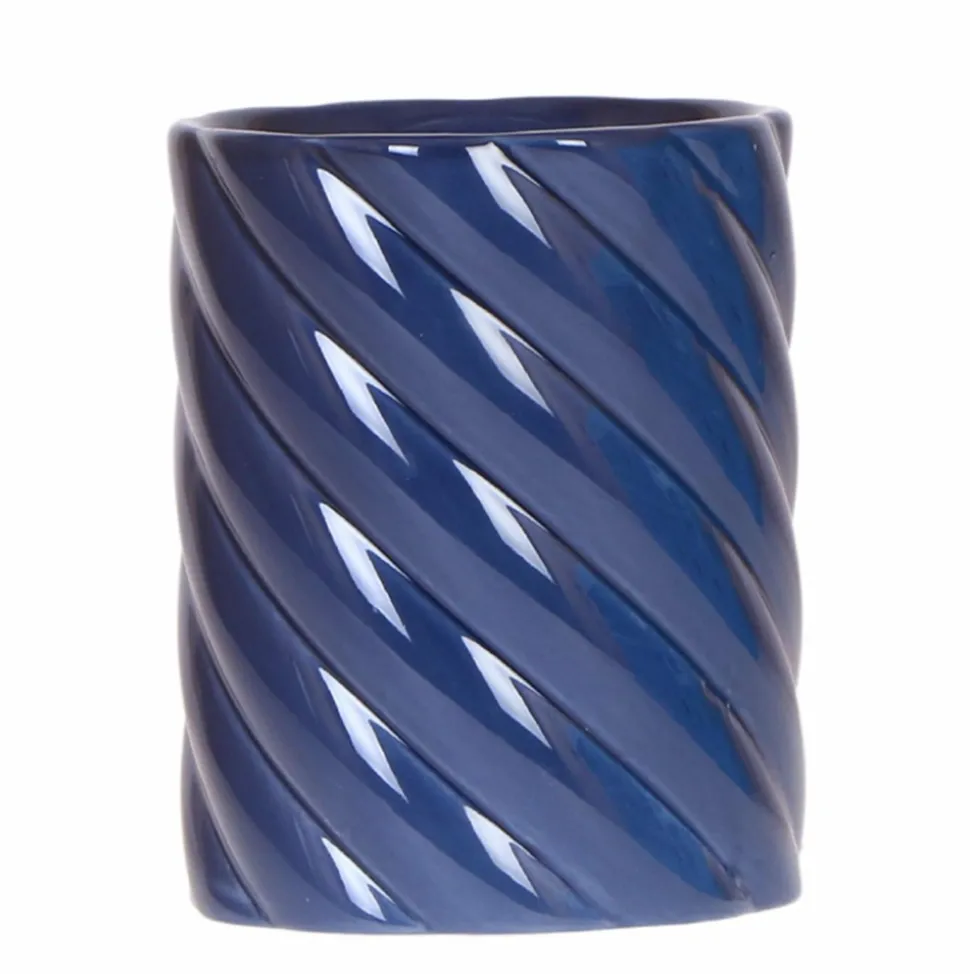 LA GREEN TOUCH - Pot décoratif candy bleu vibrant