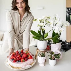 LA GREEN TOUCH - Pot décoratif fish rose