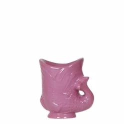 LA GREEN TOUCH - Pot décoratif poisson céramique lilas