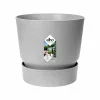 LA GREEN TOUCH - Pot elho greenville rond gris 14 cm