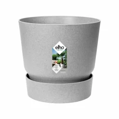 LA GREEN TOUCH - Pot elho greenville rond gris 14 cm