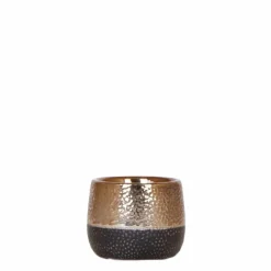 LA GREEN TOUCH - Pot elite en cuivre brillant - céramique luxueuse